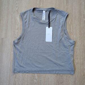 Varley Tank Women's L/XL Page Seamless Crop Seamless NWT